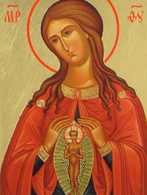 Икона Пресвятой Богородицы Помощница в родах