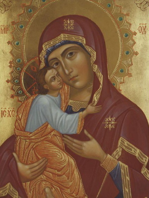 Икона Пресвятой Богородицы «Умиление» Псково-Печерская