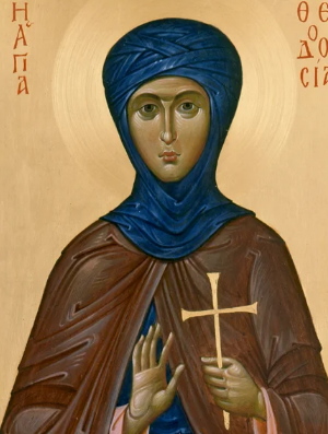 Житие преподобномученицы Феодосии девы, Константинопольской