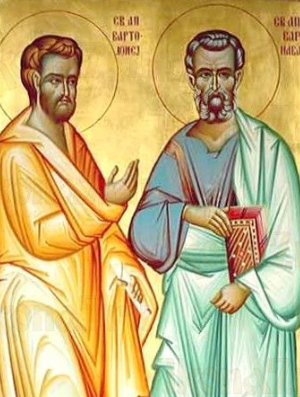 Житие апостолов Варфоломея (Нафанаила) и Варнавы (Иосии)