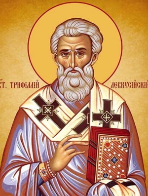 Житие святителя Трифиллия, епископа Левкусии Кипрской