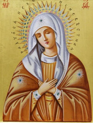 Икона Пресвятой Богородицы «Умиление» Серафимо-Дивеевская