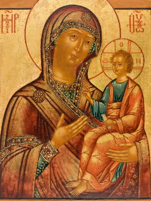 Икона Пресвятой Богородицы «Одигитрия» Выдропусская