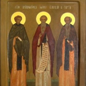  Преподобным Иоанну, Сергию, Патрикию и прочим, во обители св. Саввы убиенным
