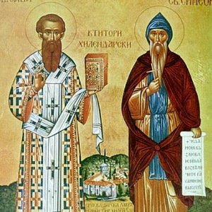 общий преподобному Симеону Мироточивому и святителю Савве Сербскому