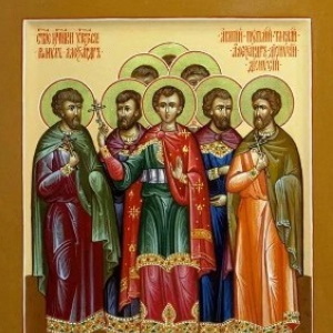 Святому мученику Агапию и с ним шести мученикам