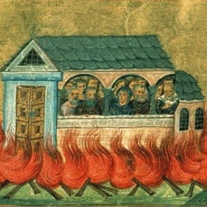 Святым двадцати тысячам мучеников, в Никомидии сожженным